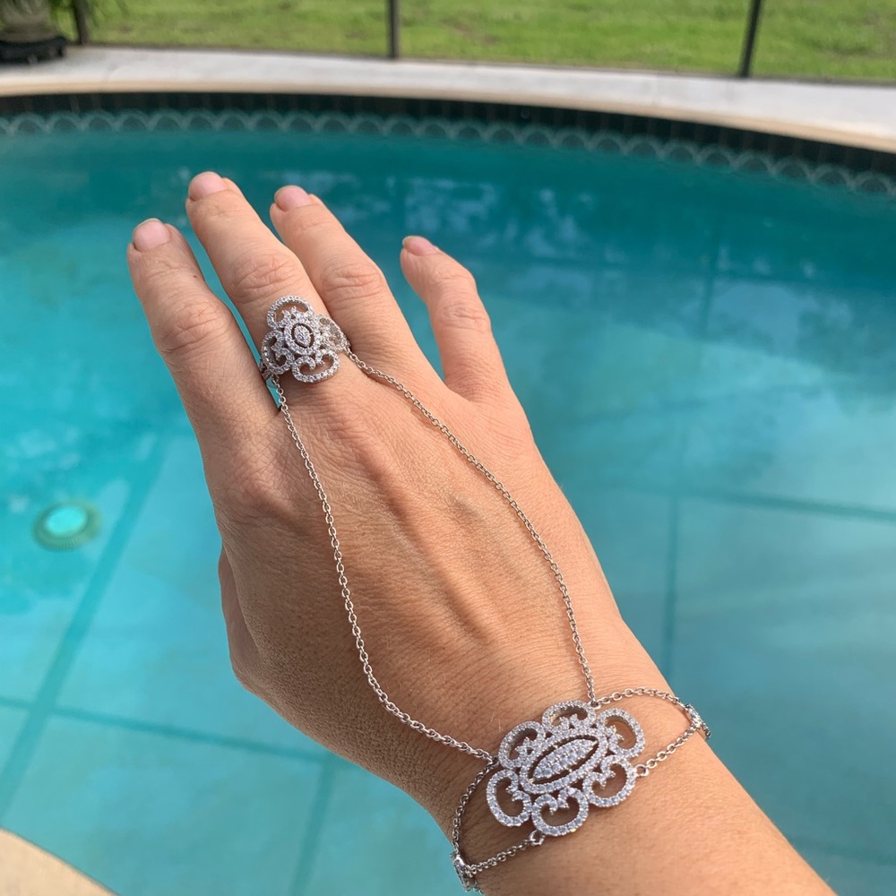 Beautiful silver bracelet.